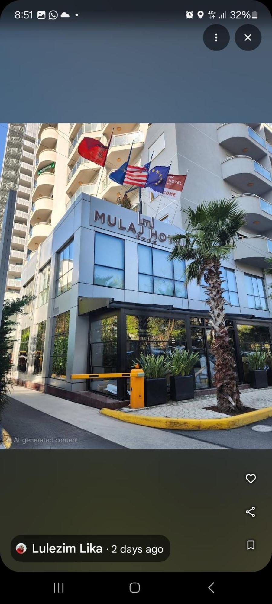 Mulaj Hotel Tiranë Ngoại thất bức ảnh